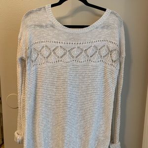 Hollister White Sweater